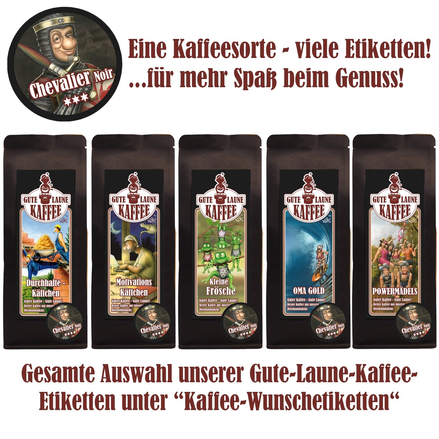 Chevalier Noir, Cafe Crema, Filterkaffee