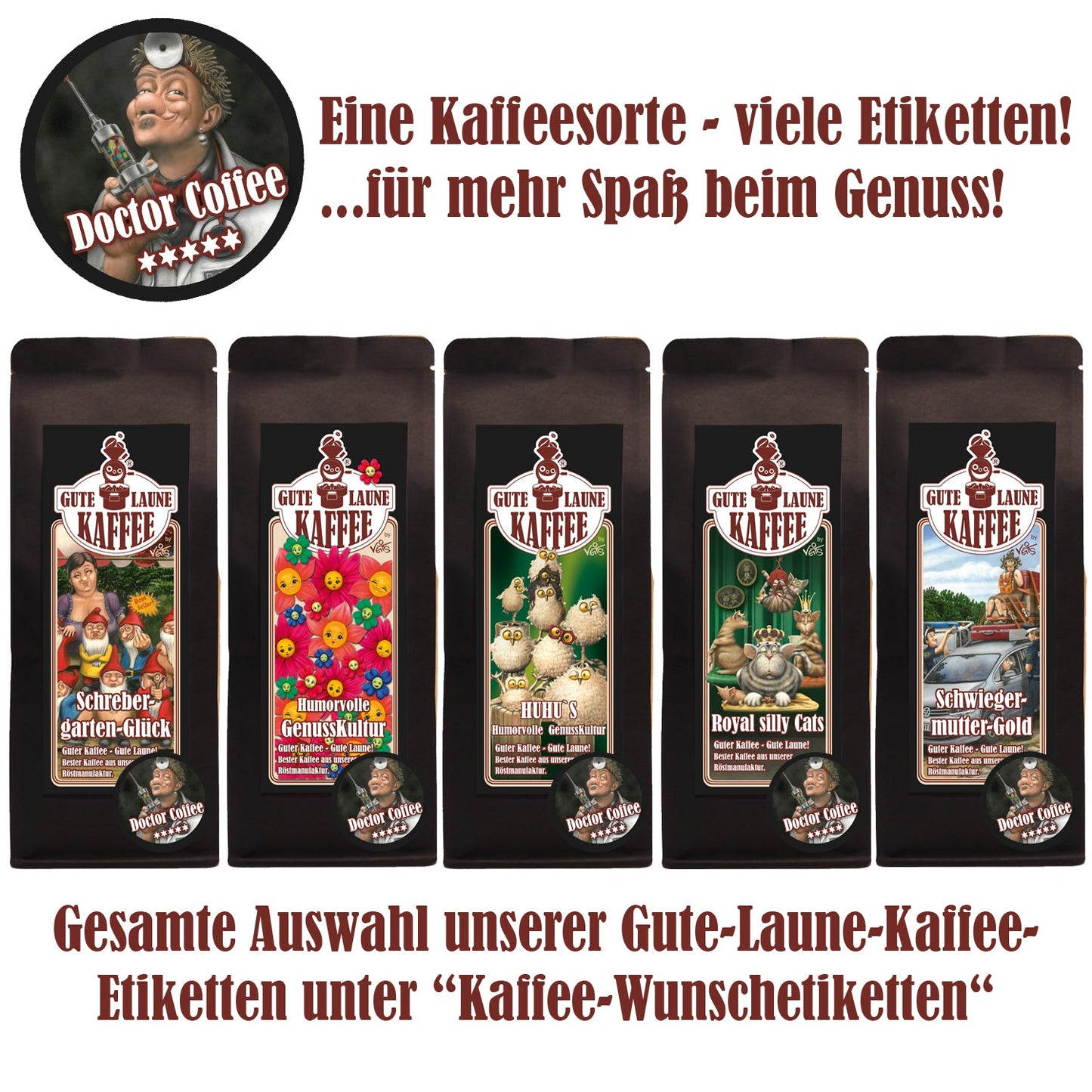 Doctor Coffee, Cafe Crema, Filterkaffee, Espresso