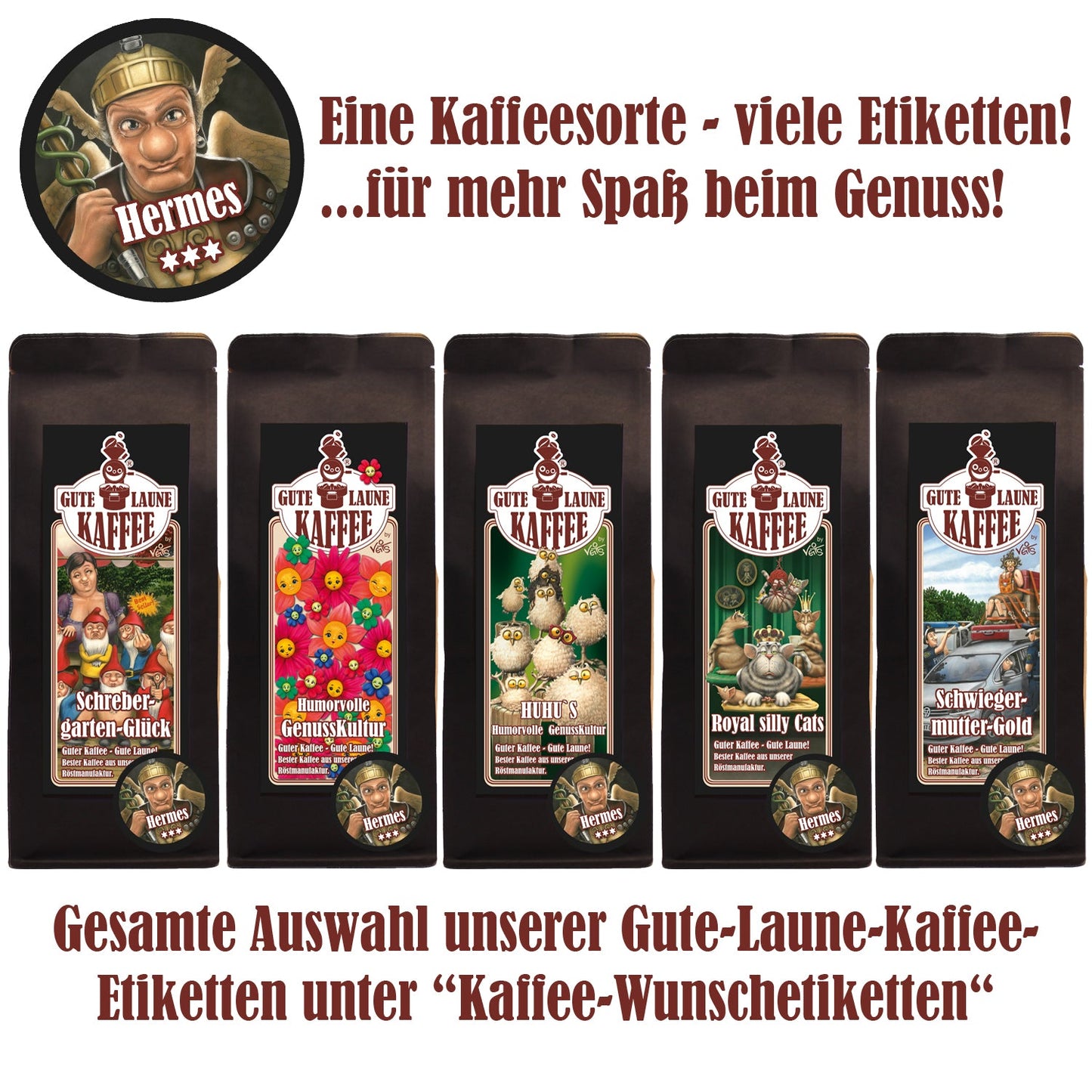 Gute Laune Espresso pur Arabica Hermes