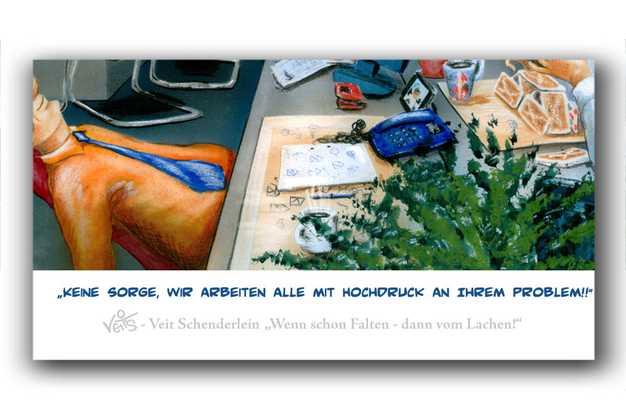Bild Karikatur Cartoon Büro Beamte Amt