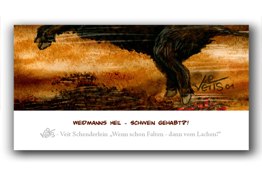 Bild Karikatur Cartoon Jäger
