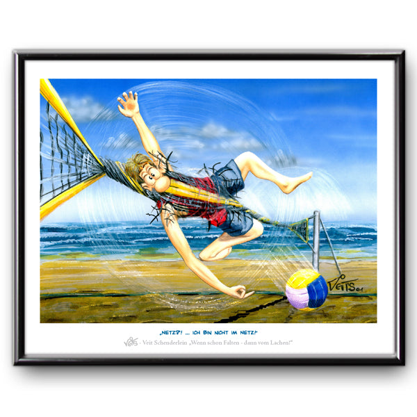 Bild Karikatur Cartoon Sport Volleyball