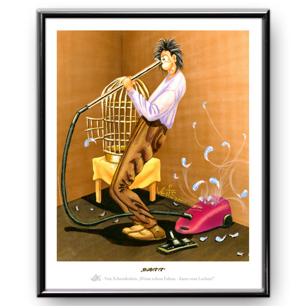 Bild Karikatur Cartoon Vogel, Tiere, Hausarbeit, Männer, Wellensittich