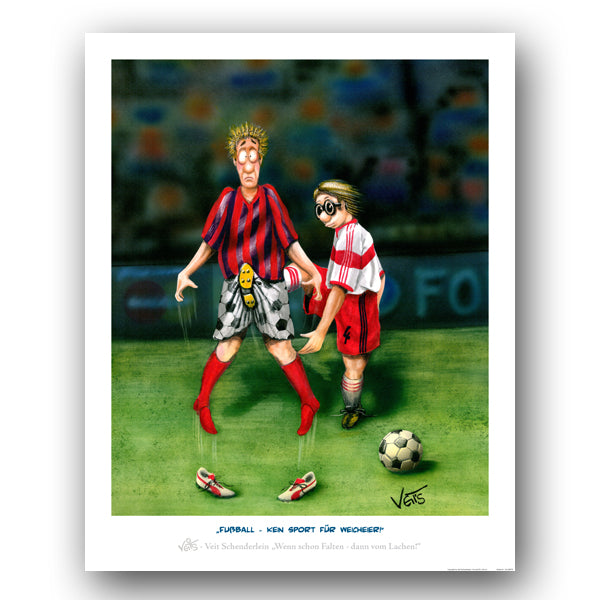 Bild Karikatur Cartoon Fußball Fußballer