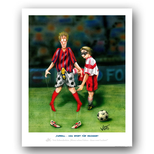 Bild Karikatur Cartoon Fußball Fußballer