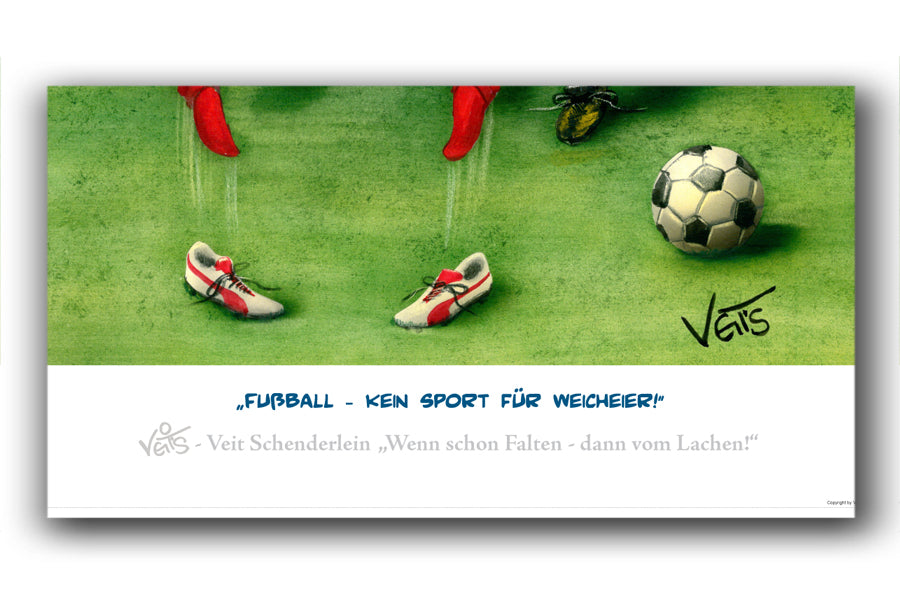 Bild Karikatur Cartoon Fußball Fußballer