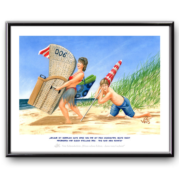 Bild Karikatur Cartoon Urlaub Kamasutra