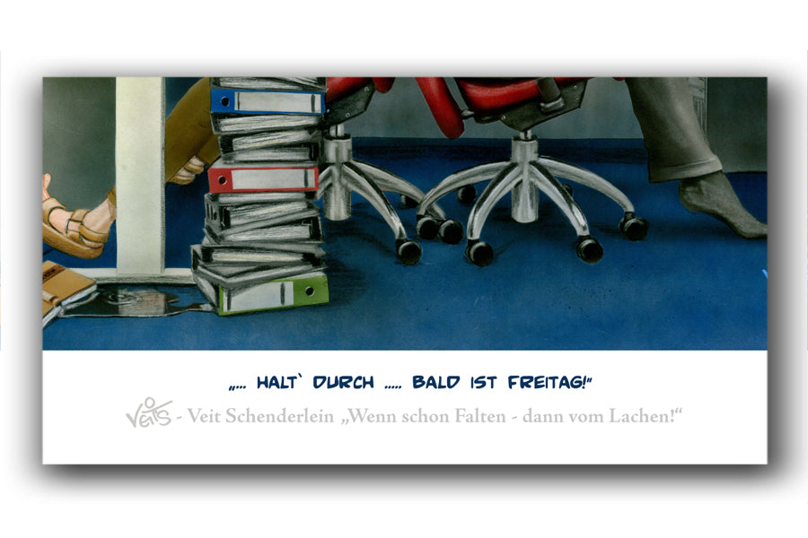 Bild Karikatur Cartoon Büro Arbeit Amt