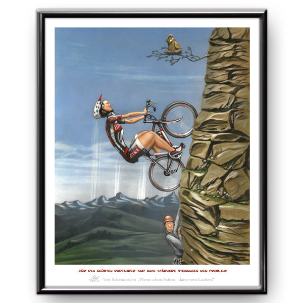 Bild Karikatur Cartoon Bike, Radsport, Radfahrer