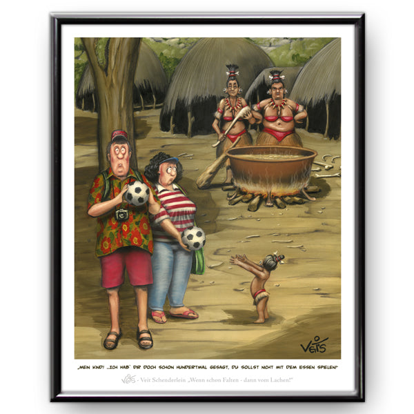 Bild, Karikatur, Cartoon Urlaub