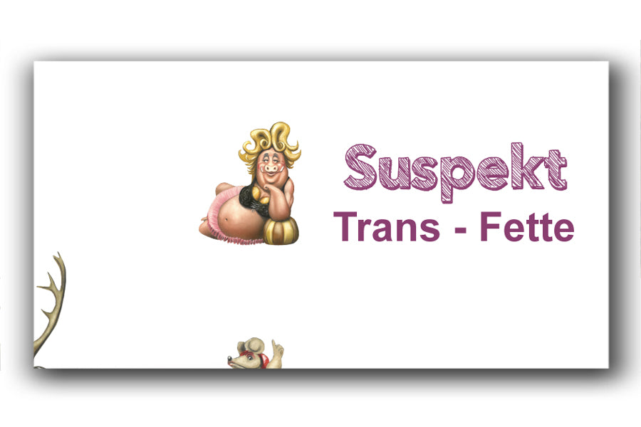 Bild Karikatur Cartoon Ernährung "TransFette"