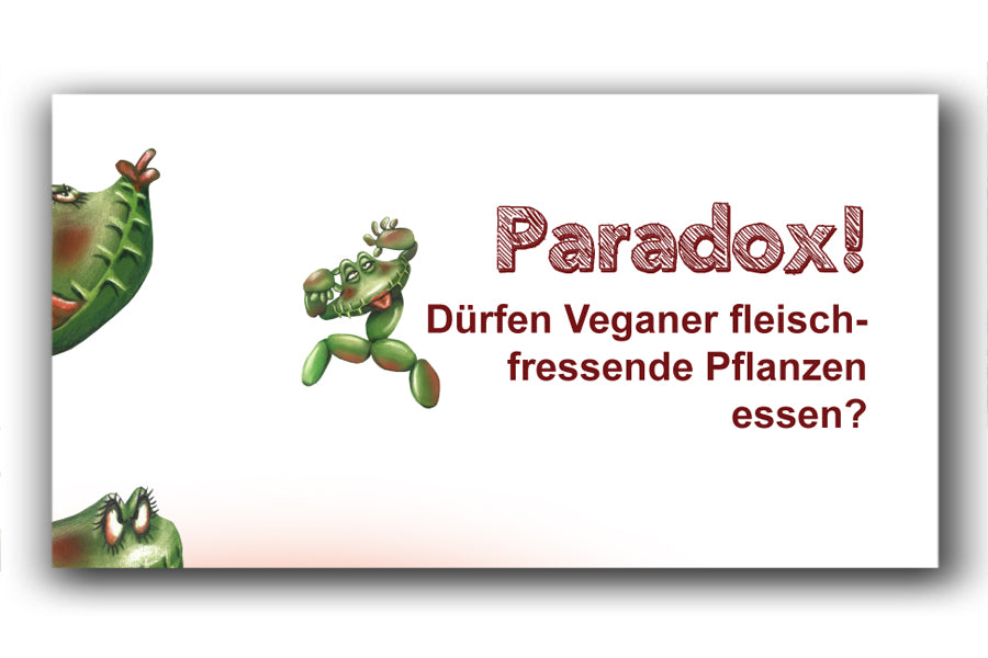 Bild Karikatur Cartoon "Fleischfressende Pflanzen"