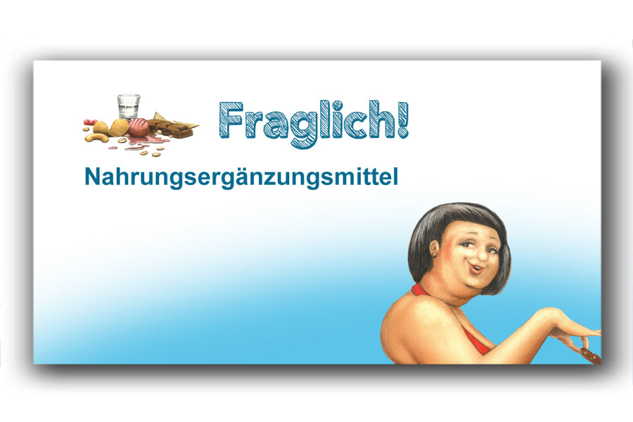 Bild Karikatur Cartoon Ernährung Nahrungsergänzungsmittel
