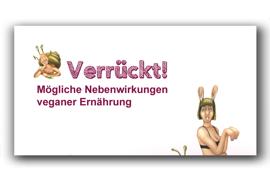 Bild Karikatur Cartoon Vegane Ernährung