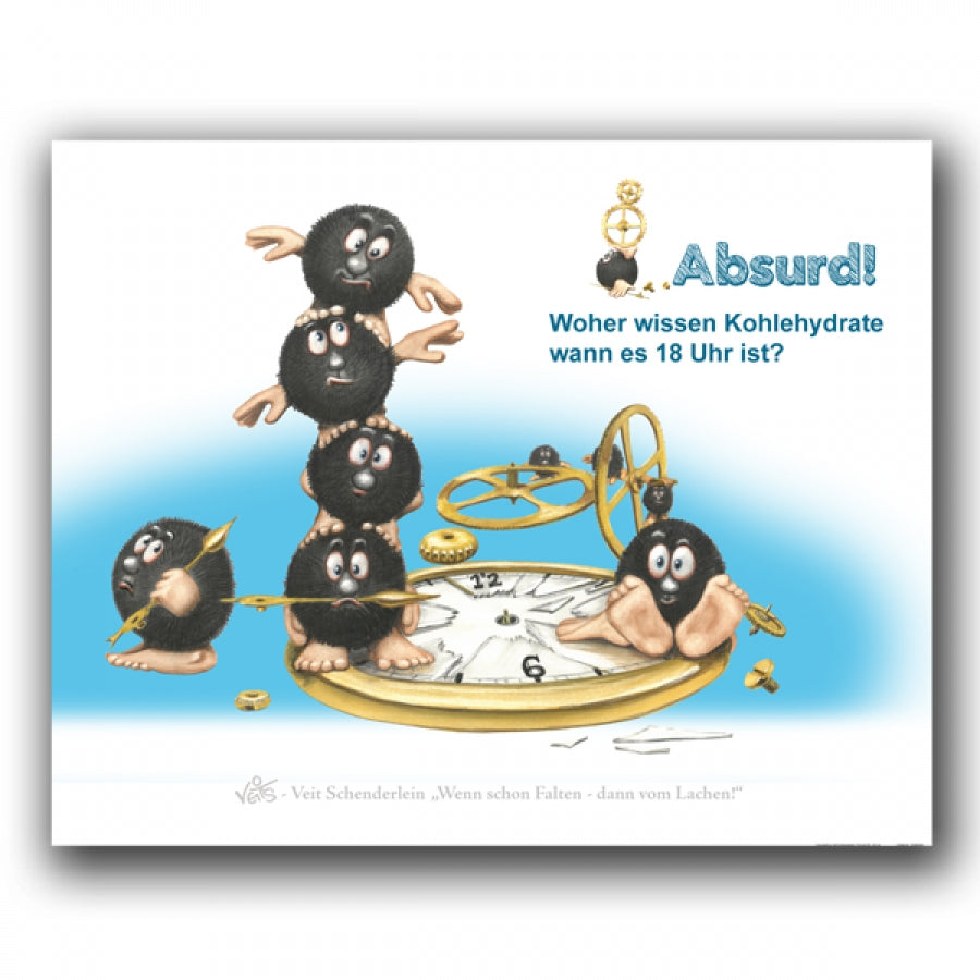 Bild Karikatur Cartoon Kohlehydrate