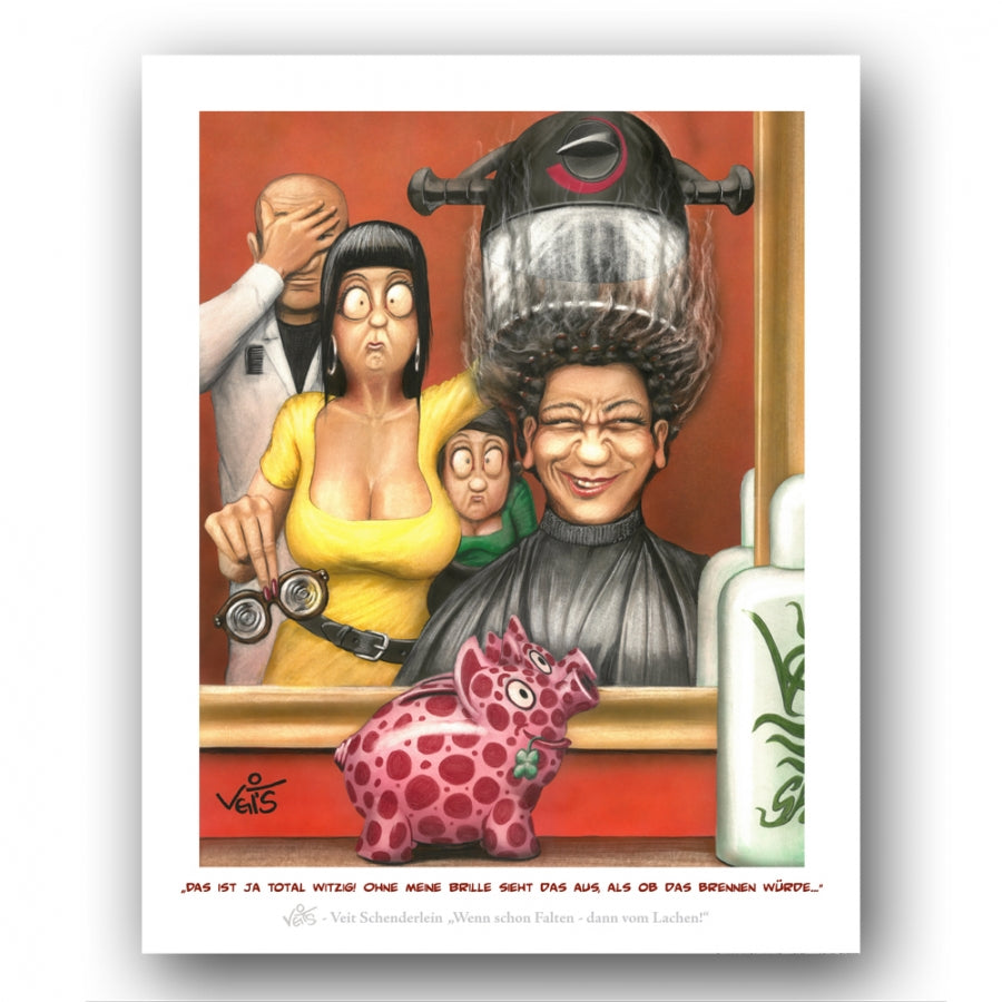Bild, Karikatur, Cartoon, Friseur