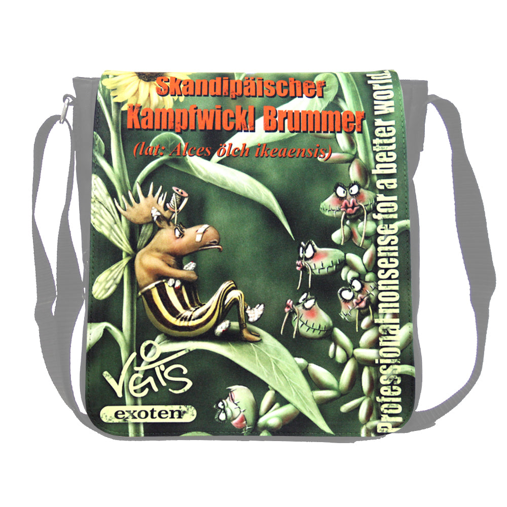 Austauschmotiv Decklasche "Veit`S Skandipäischer Kampfwickl Brummer" passend zur Veit`S Handtasche Schultertasche Emma