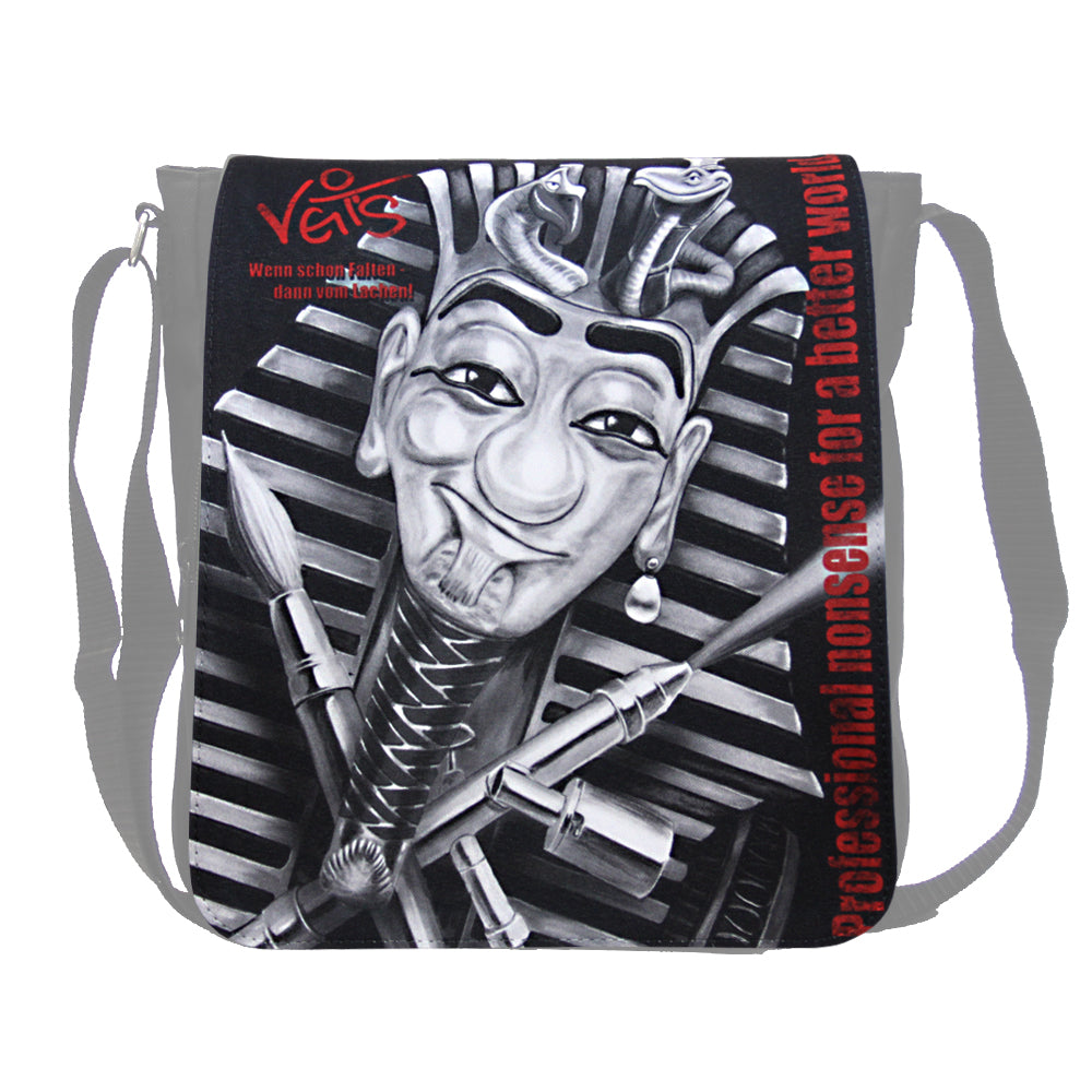 Austauschmotiv Decklasche "Tutveitamun Noir" passend zur Veit`S Handtasche Schultertasche Emma