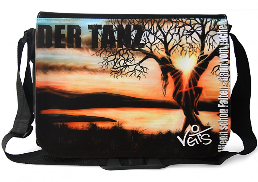 Tasche, Schultertasche, Laptoptasche, Erotische Landschaft "Der Tanz", Veit`S Gute Laune Taschen