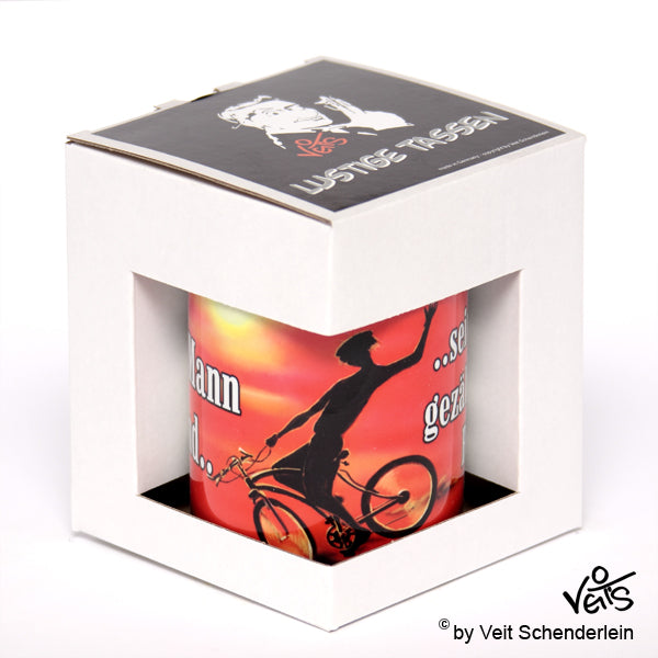 Tassen, Kaffeebecher, Kaffeetassen, Veit`S Gute Laune Tassen, Fahrrad Rodeo