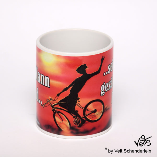 Tassen, Kaffeebecher, Kaffeetassen, Veit`S Gute Laune Tassen, Fahrrad Rodeo