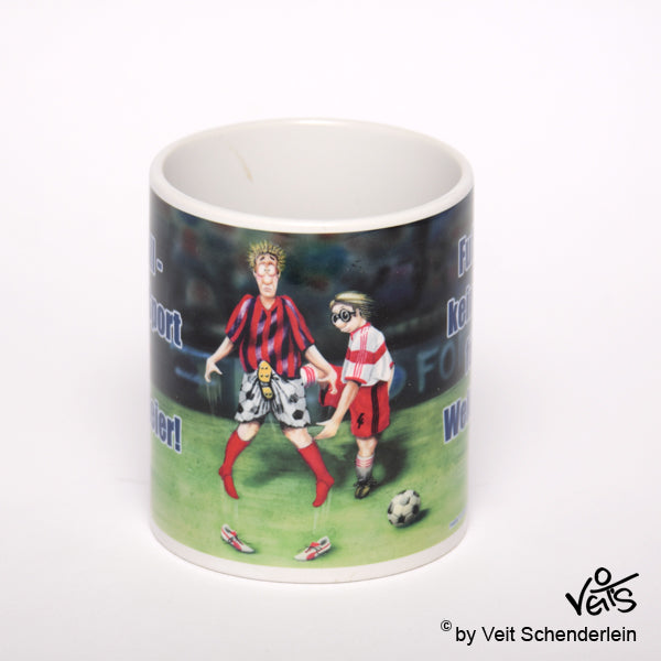Tassen, Kaffeebecher, Kaffeetassen, Veit`S Gute Laune Tassen, Fußball Weicheier