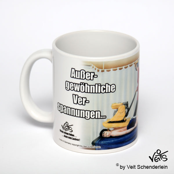 Tassen, Kaffeebecher, Kaffeetassen, Veit`S Gute Laune Tassen, Physiotherapie Verspannungen