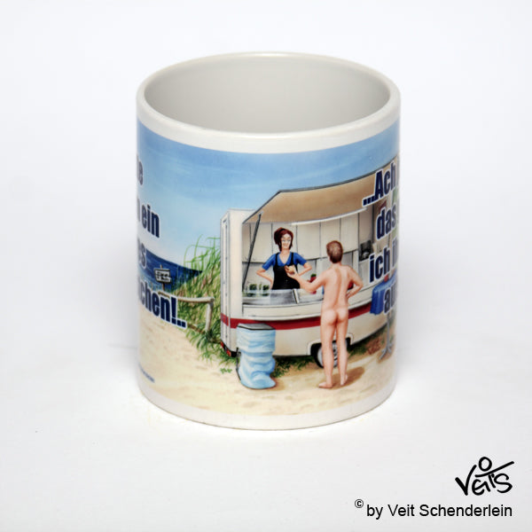 Tassen, Kaffeebecher, Kaffeetassen, Veit`S Gute Laune Tassen, FKK, Urlaub