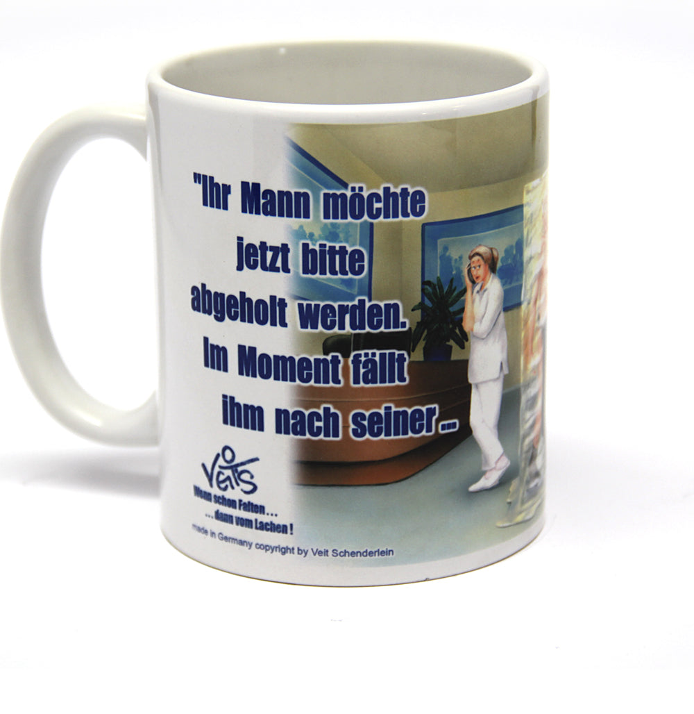 Tassen, Kaffeebecher, Kaffeetassen, Veit`S Gute Laune Tassen, Physiotherapie, Kältetherapie
