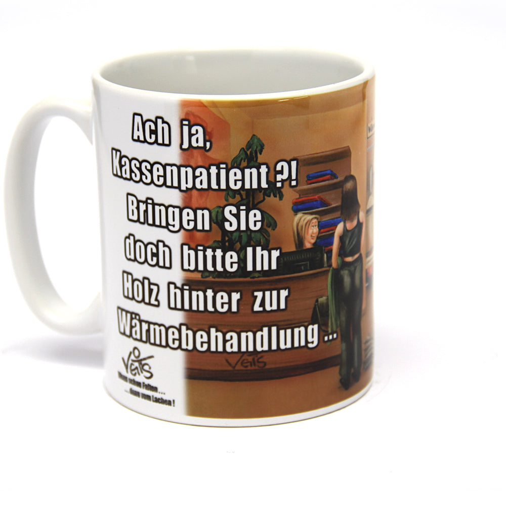 Tassen, Kaffeebecher, Kaffeetassen, Veit`S Gute Laune Tassen, Physiotherapie, Wärmetherapie