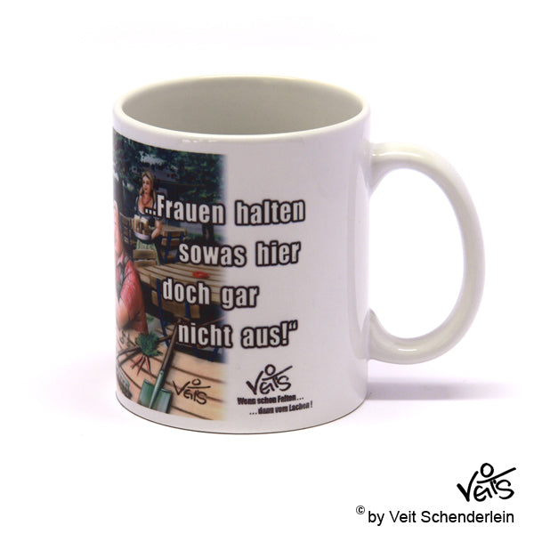 Tassen, Kaffeebecher, Kaffeetassen, Veit`S Gute Laune Tassen, Gartenarbeit, Gartenkneipe, Garten