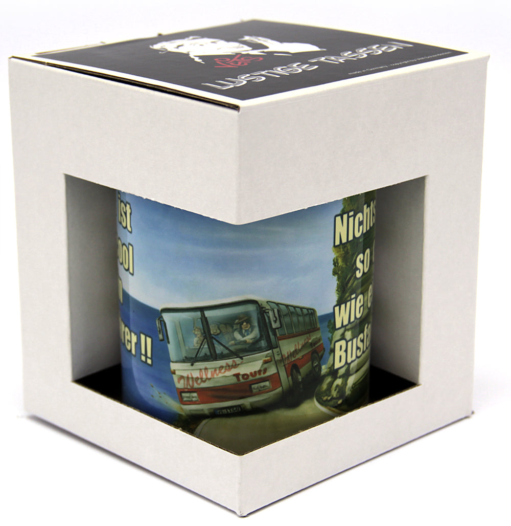 Tassen, Kaffeebecher, Kaffeetassen, Veit`S Gute Laune Tassen Busfahrer / Busreise