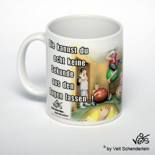 Tassen, Kaffeebecher, Kaffeetassen, Veit`S Gute Laune Tassen, Physiotherapie, Pezzi-Bälle
