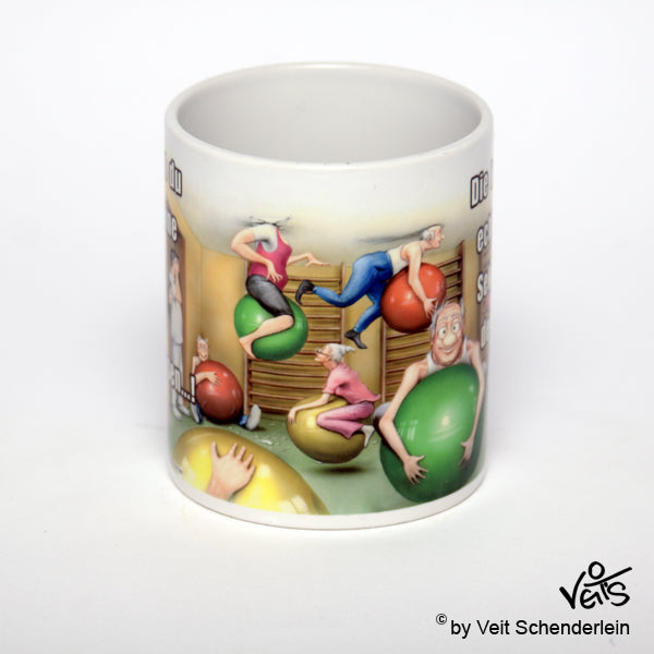 Tassen, Kaffeebecher, Kaffeetassen, Veit`S Gute Laune Tassen, Physiotherapie, Pezzi-Bälle