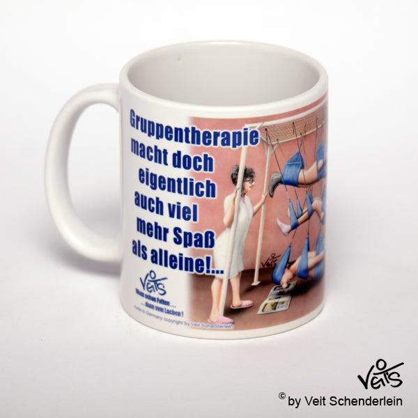 Tassen, Kaffeebecher, Kaffeetassen, Veit`S Gute Laune Tassen, Physiotherapie, Schlingentisch, Physiotherapeut