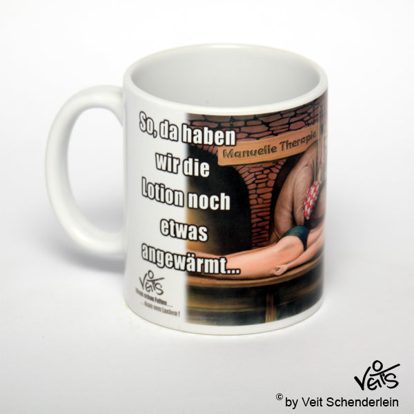 Tassen, Kaffeebecher, Kaffeetassen, Veit`S Gute Laune Tassen, Physiotherapie, Lotion, Massage