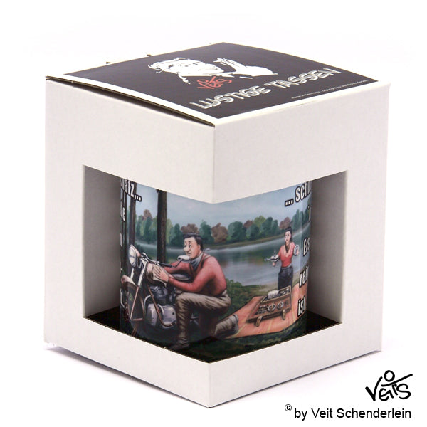 Tassen, Kaffeebecher, Kaffeetassen, Veit`S Gute Laune Tassen, Oldtimer, Motorrad