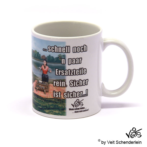 Tassen, Kaffeebecher, Kaffeetassen, Veit`S Gute Laune Tassen, Oldtimer, Motorrad