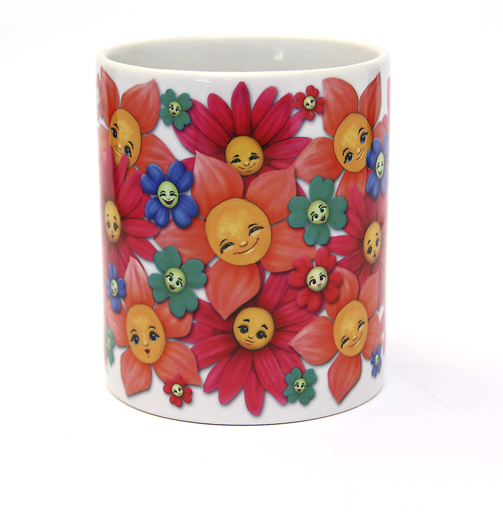 Tassen, Kaffeebecher, Kaffeetassen,Veit`S Gute Laune Tassen "Veit`S Blumen 01"
