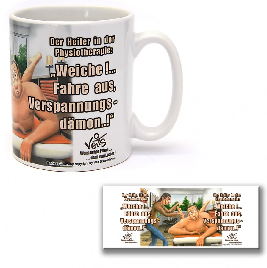 Tassen, Kaffeebecher, Veit`S Gute Laune Tasse Physiotherapie Heiler