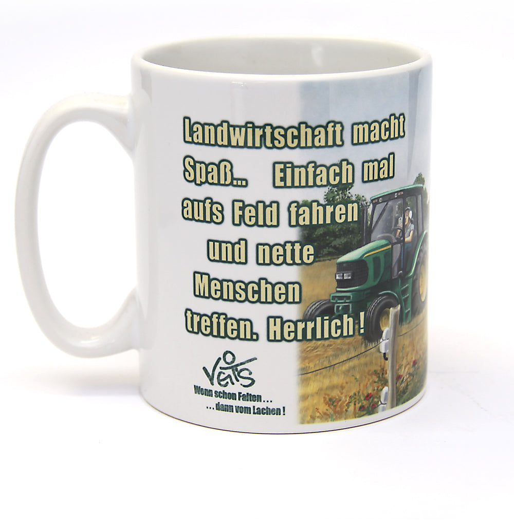Tassen, Kaffeebecher, Veit`S Gute Laune Tasse Landwirt