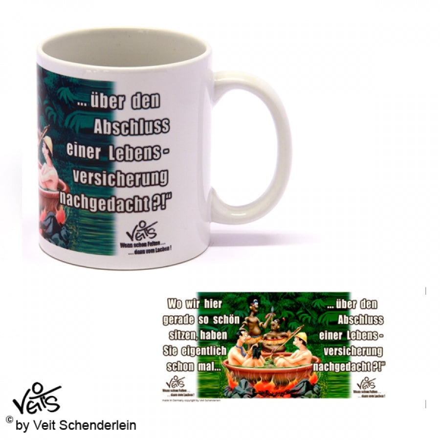 Tassen, Kaffeebecher, Kaffeetassen, Veit`S Gute Laune Tassen, Versicherungsvertreter