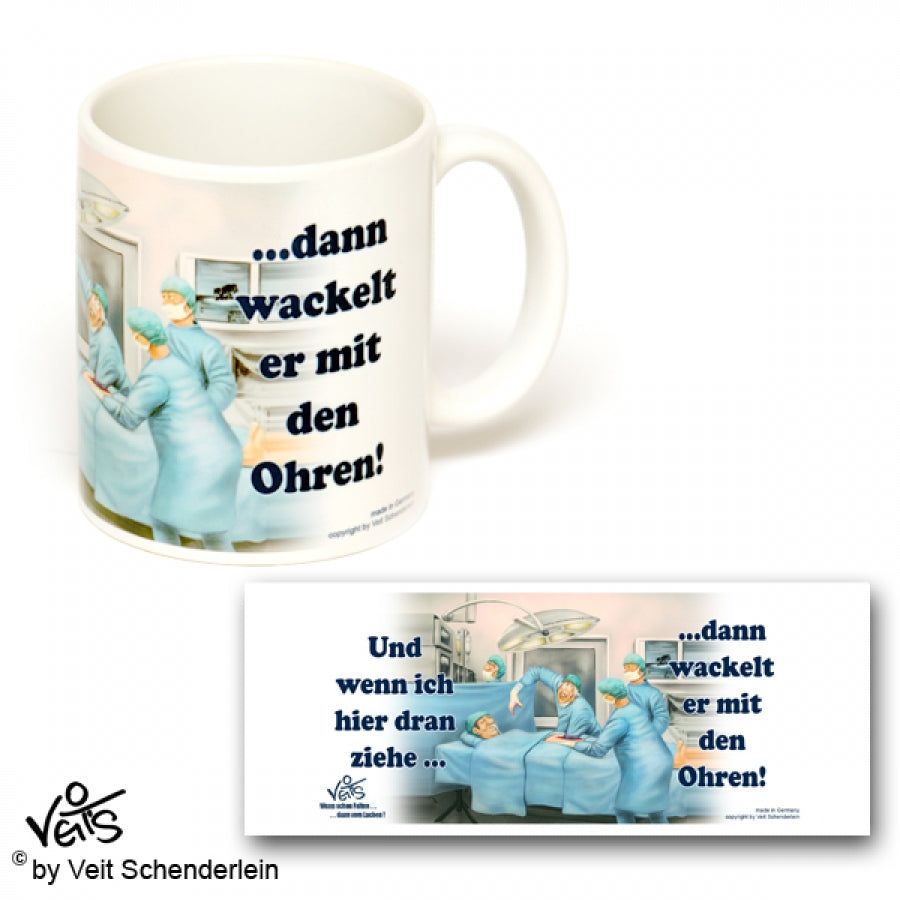 Tassen, Kaffeebecher, Kaffeetassen, Veit`S Gute Laune Tassen, Arzt, Chirurg, OP