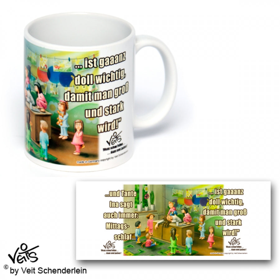 Tassen, Kaffeebecher, Kaffeetassen, Veit`S Gute Laune Tassen, Kindergarten
