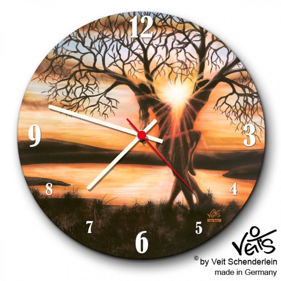 Wanduhr rund, Lustige Uhr, Küchenuhr, Veit`S Gute Laune Uhr "Der Tanz"