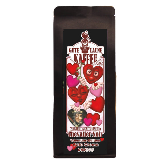 Chevalier Noir, Cafe Crema, Filterkaffee Valentine Edition