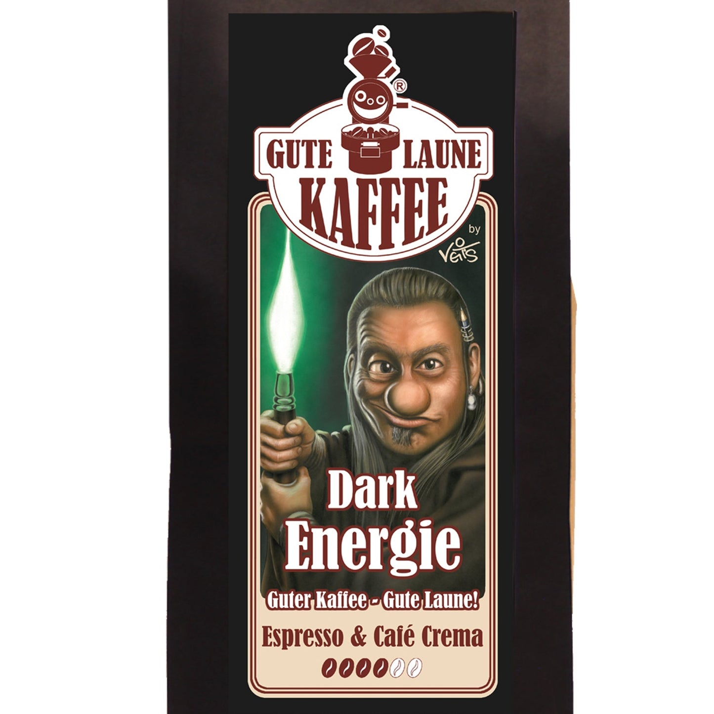 Dark Energie, Gute Laune Kaffee, Mischung 1