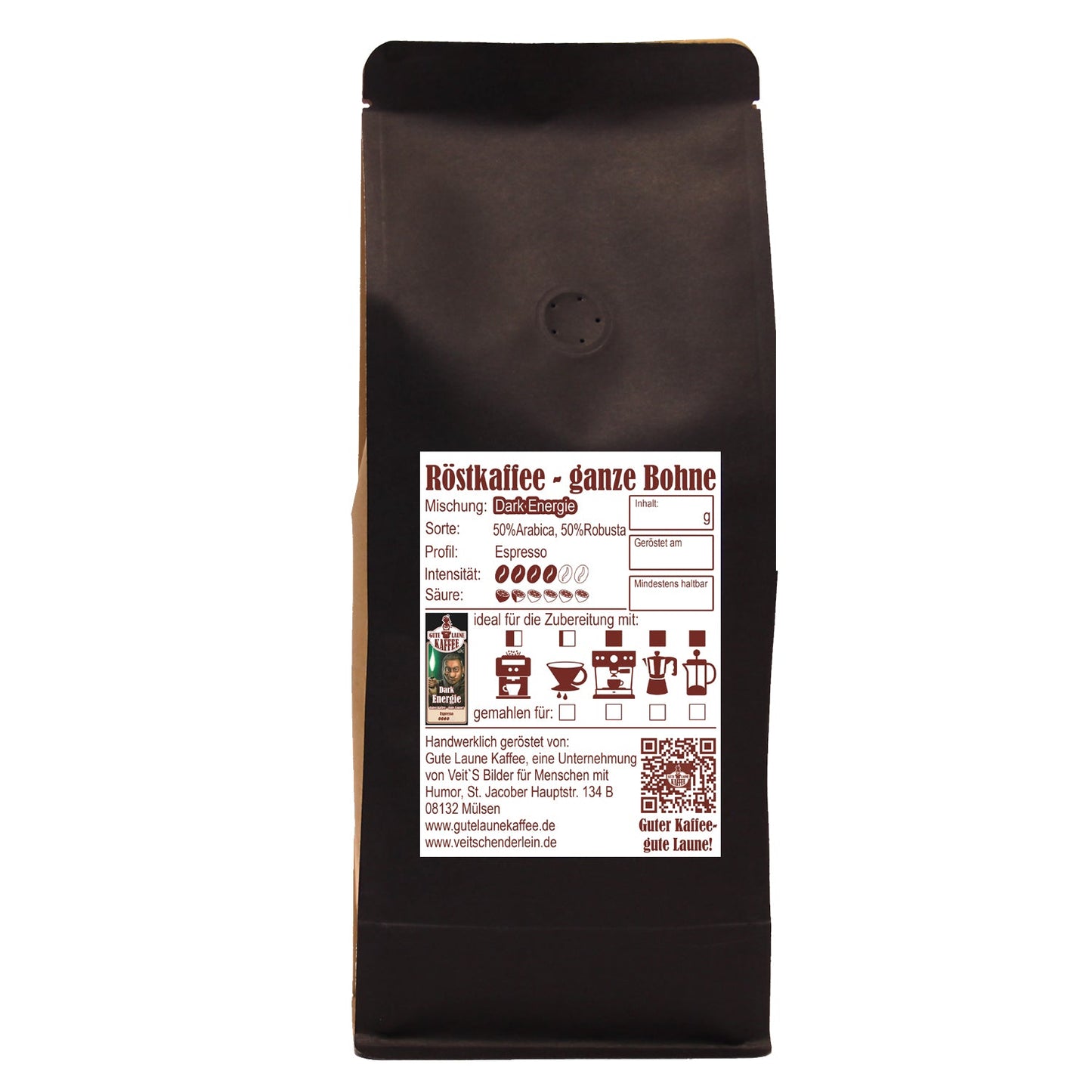 Gute Laune Espresso Dark Energie Happy Valentine