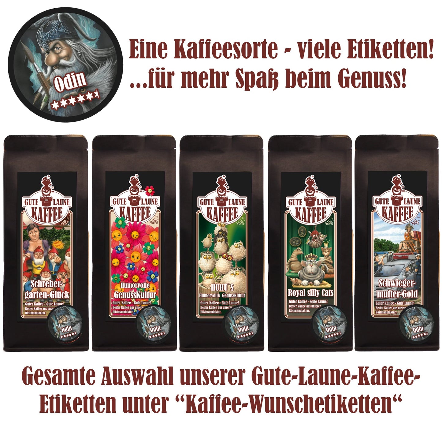 Gute Laune Espresso pur Robusta Odin