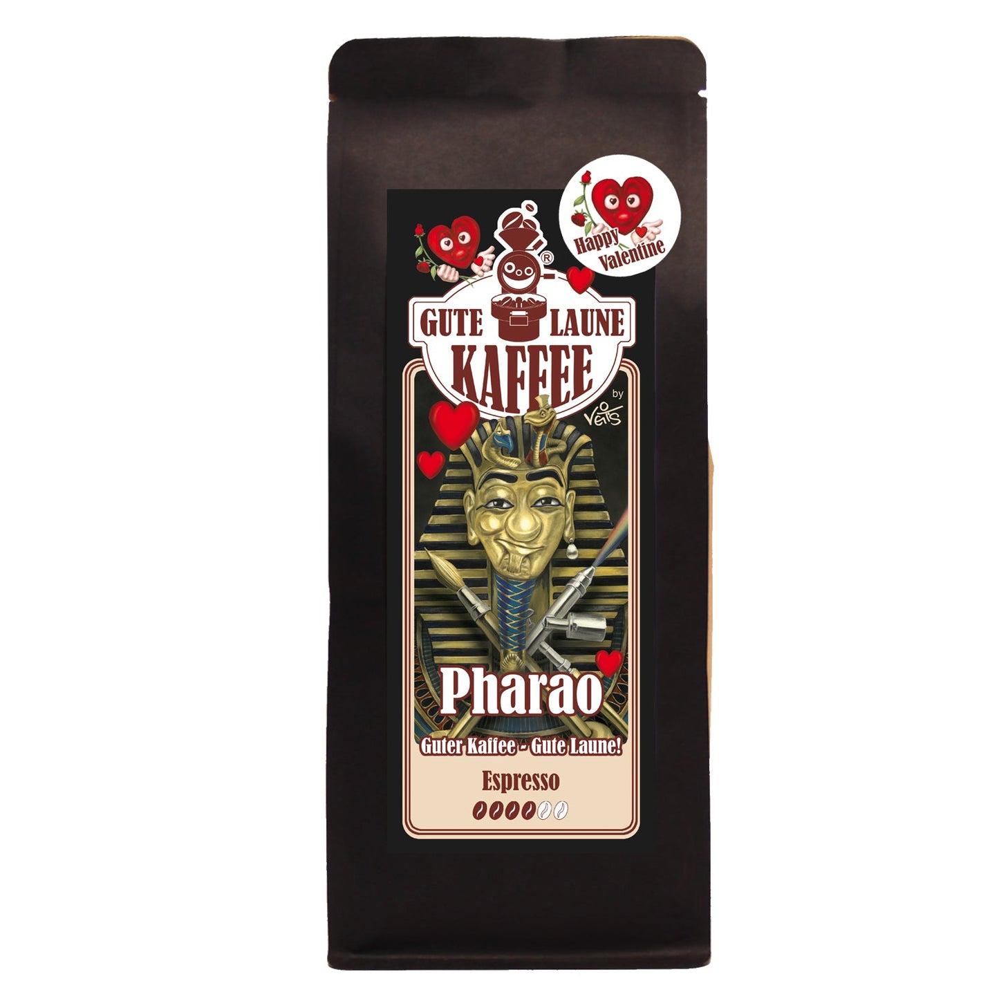 Gute Laune Espresso Pharao Happy Valentine